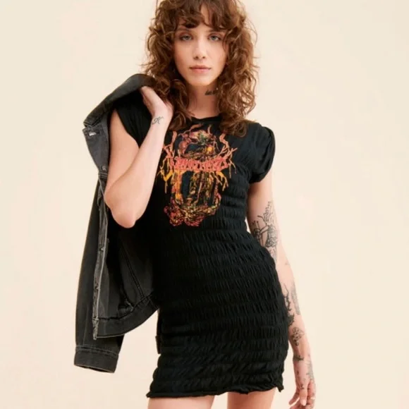 urban black mini dress Urban Tiered Mini Dress, Black – Alembika U.S main image 0